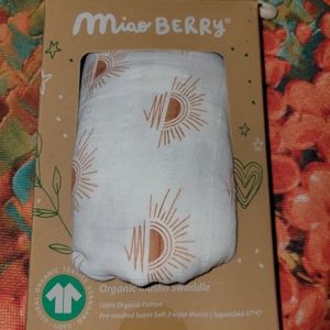 👶🏾👶blanket -100% Organic Cotton Baby Muslin Swaddle Blanket